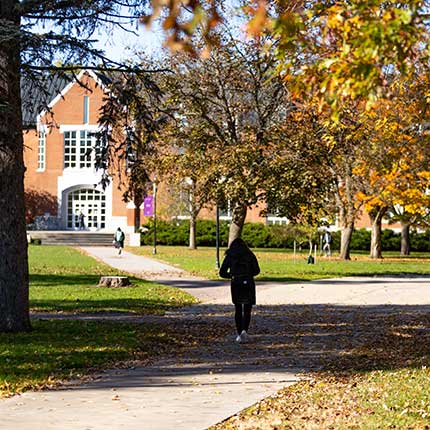 campus in the fall